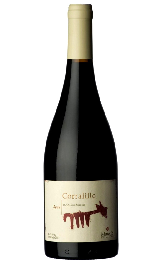 Wine Matetic Corralillo Syrah San Antonio