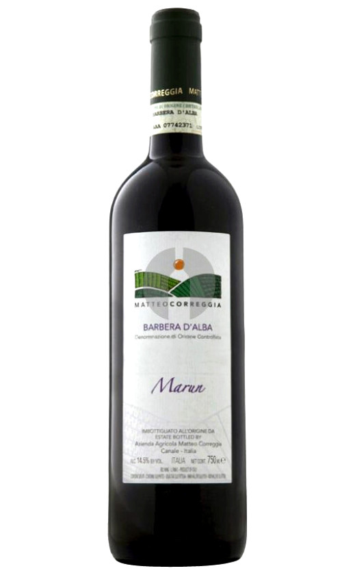 Wine Matteo Correggia Marun Barbera Dalba 2006