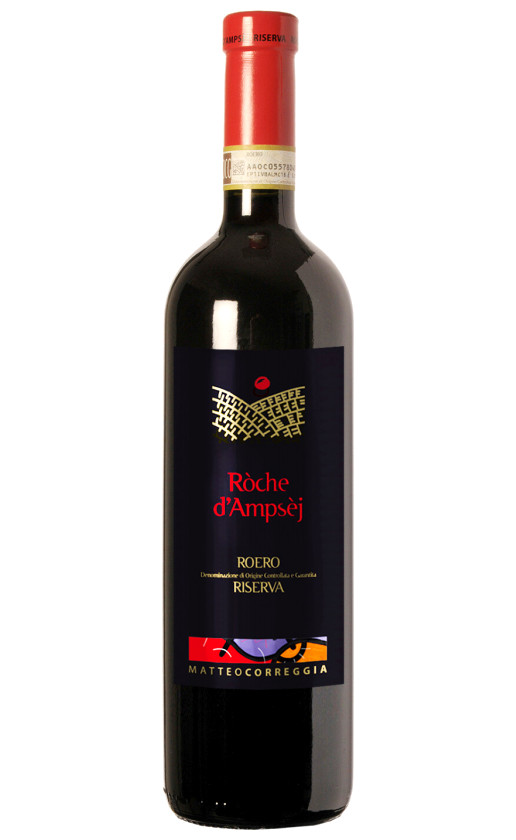Вино Matteo Correggia Roche d'Ampsej Riserva Roero 2012