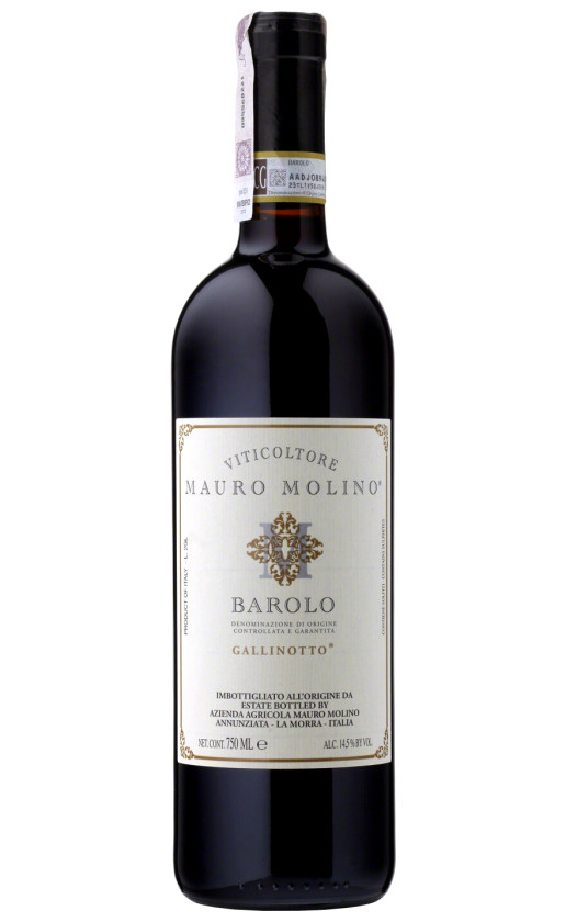 Wine Mauro Molino Barolo Gallinotto 2017