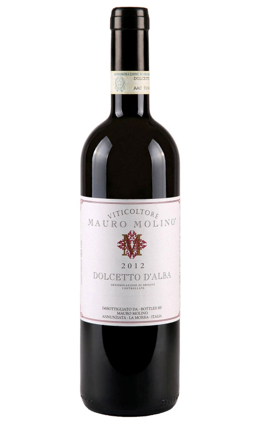Wine Mauro Molino Dolcetto Dalba 2012