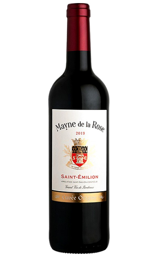 Wine Mayne De La Rose Saint Emilion 2019