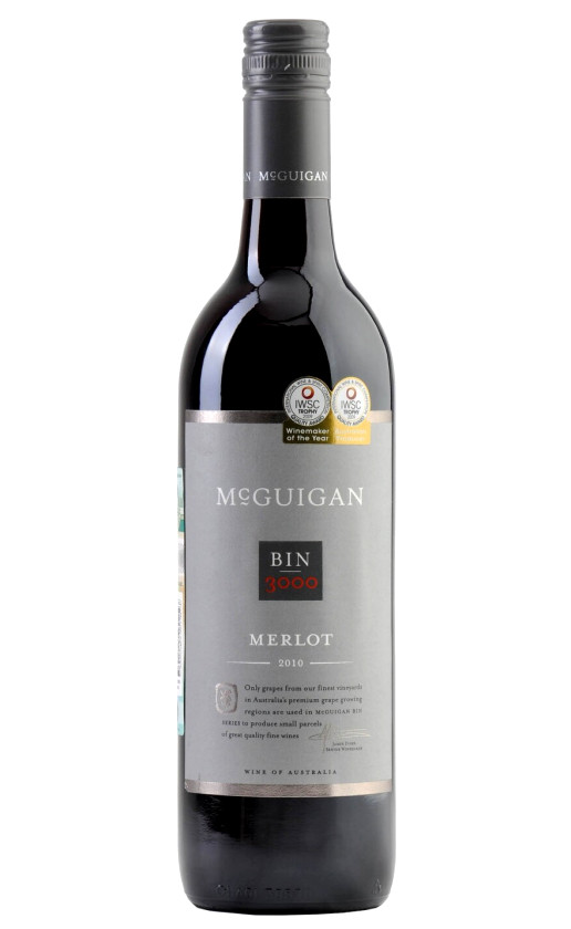 Wine Mcguigan Bin 3000 Merlot 2010