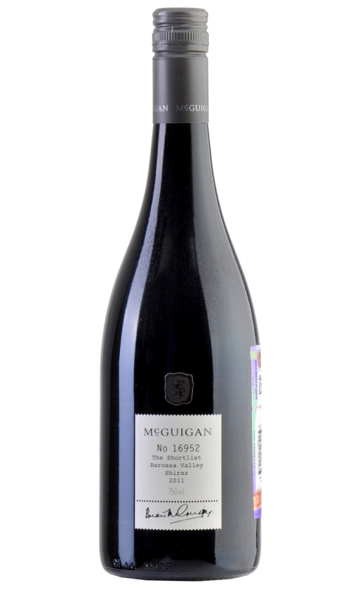 Wine Mcguigan The Shortlist Shiraz 2011