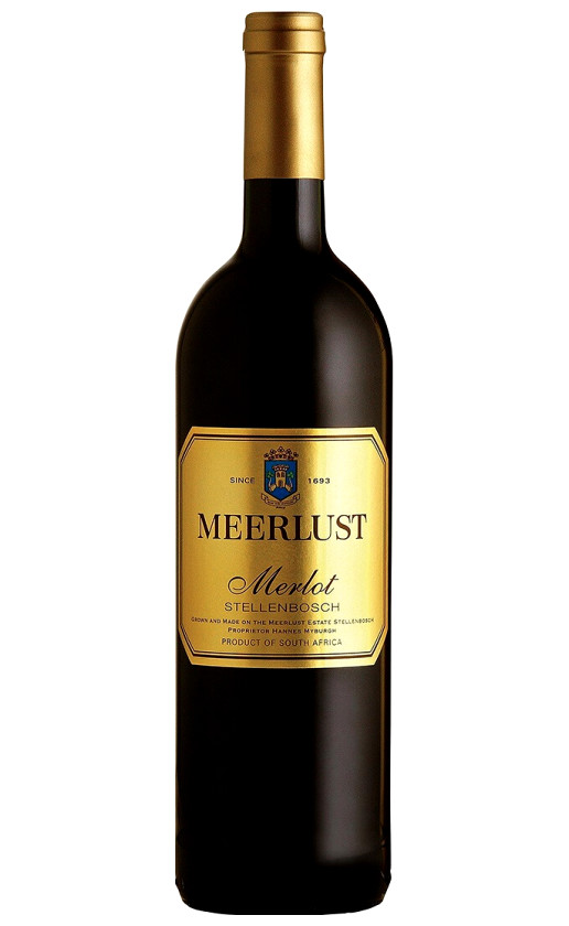 Wine Meerlust Merlot Stellenbosch Wo 2015