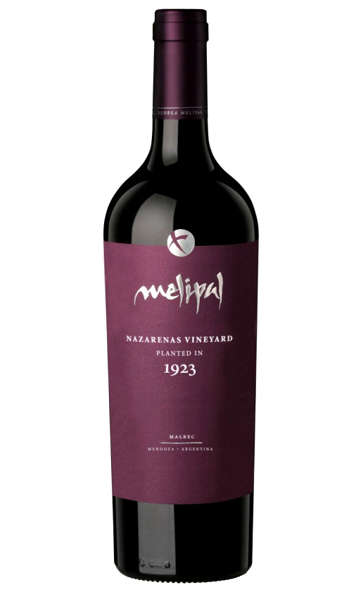 Wine Melipal Malbec Nazarenas Vineyard 2015