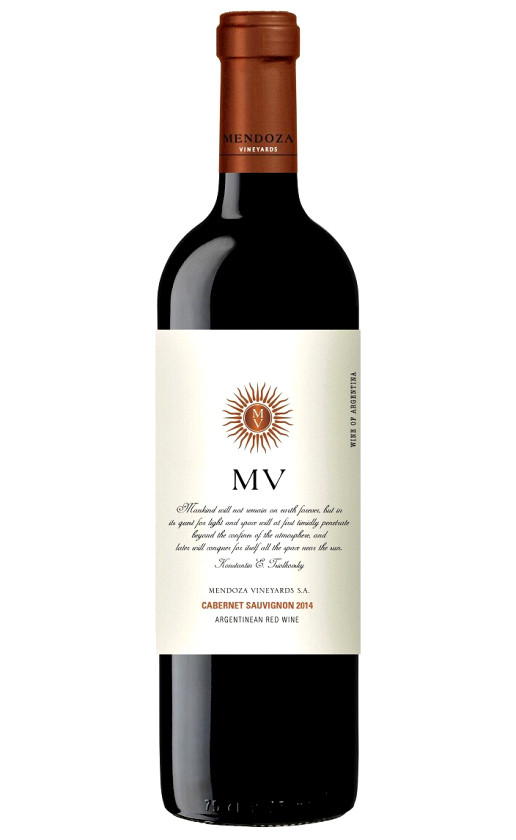 Wine Mendoza Vineyards Cabernet Sauvignon 2014