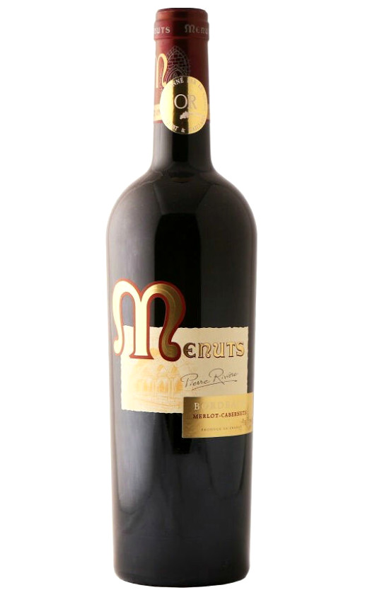 Menuts Pierre Riviere Merlot-Cabernets Bordeaux 2015