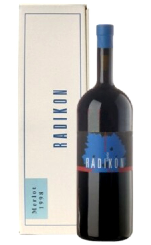 Вино Merlot Radikon 1998 gift box