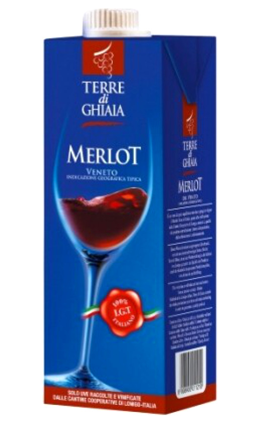Wine Merlot Terre Di Ghiaia Tetra Pak