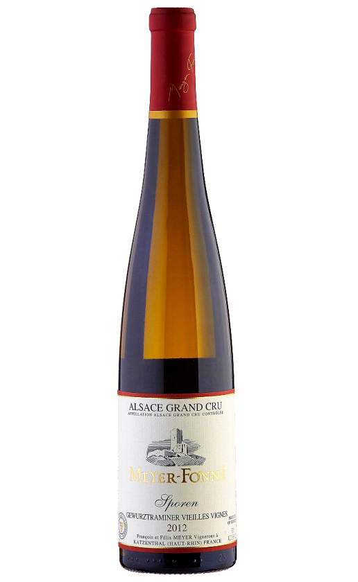 Wine Meyer Fonne Gewurztraminer Sporen Grand Cru Vieilles Vignes 2012