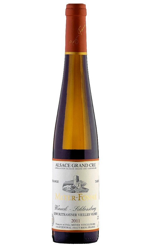 Вино Meyer-Fonne Gewurztraminer Vendange Tardive Wineck-Schlossberg Grand Cru Vieilles Vignes 2011
