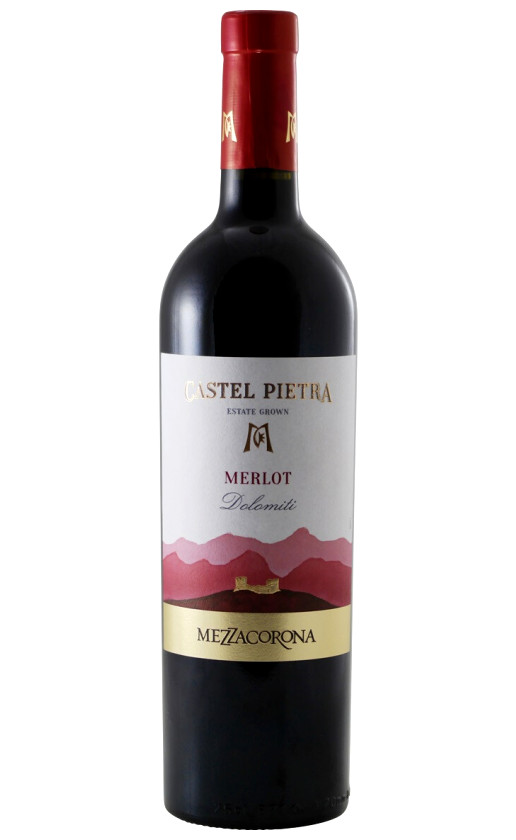 Wine Mezzacorona Castel Pietra Merlot Dolomiti 2018