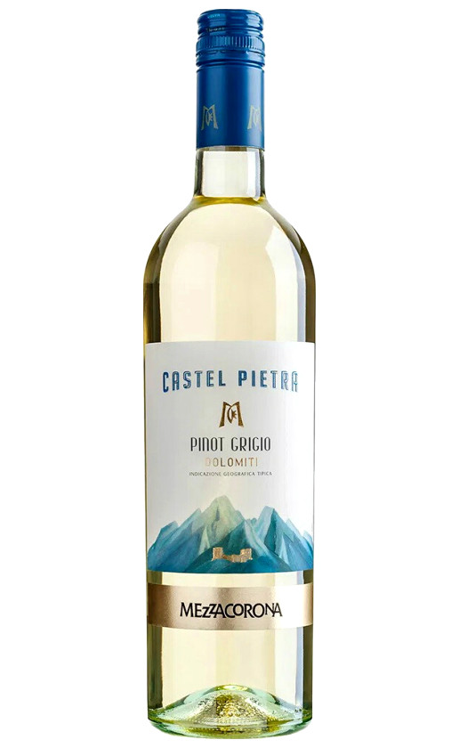 Wine Mezzacorona Castel Pietra Pinot Grigio Dolomiti 2018
