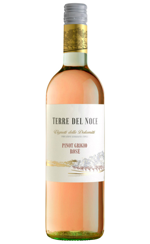 Вино Mezzacorona Terre del Noce Pinot Grigio Rose Dolomiti