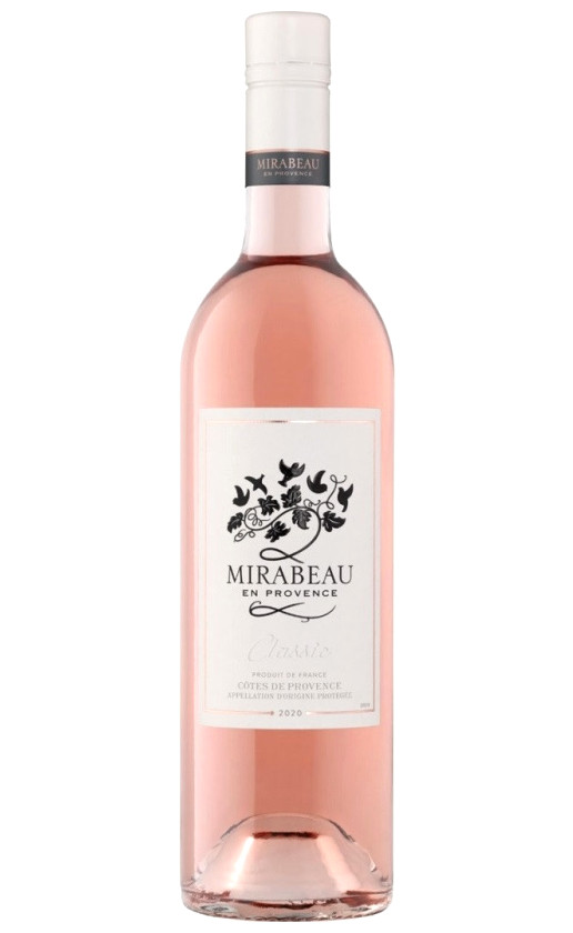 Wine Mirabeau Classic Rose Cotes De Provence 2020