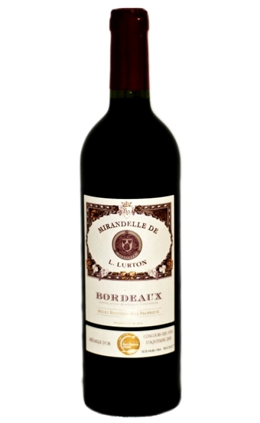 Wine Mirandelle De L Lurton Bordeaux 2012