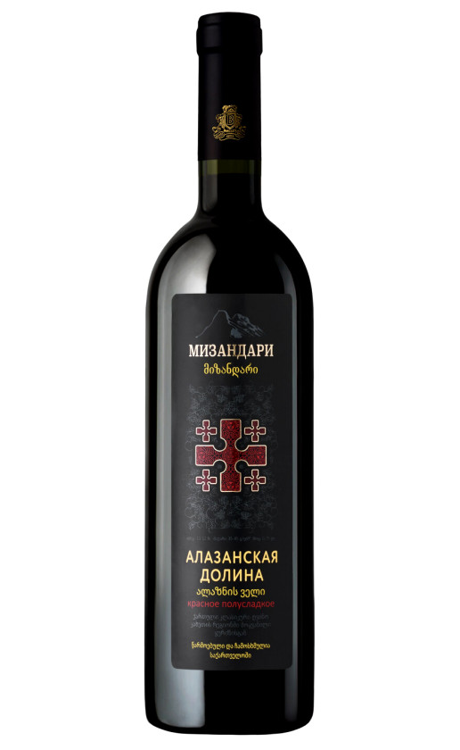 Вино Mizandari Alazani Valley Semi Sweet Red