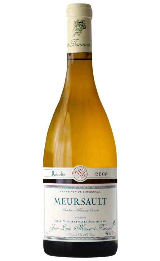 Wine Moissenet Bonnard Meursault 2008