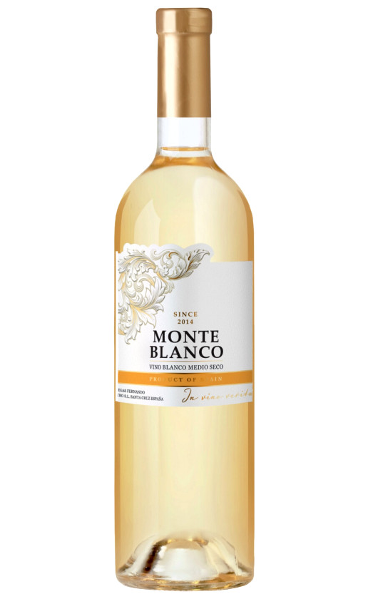 Wine Monte Blanco Blanco Medio Seco