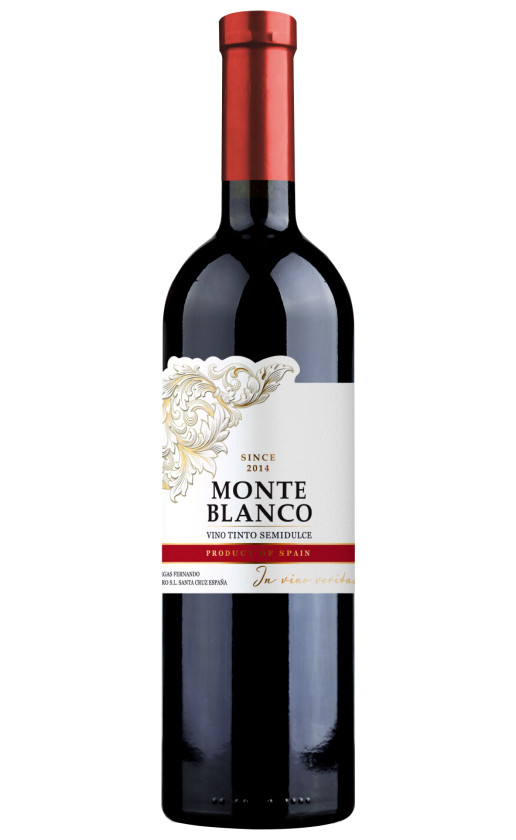 Wine Monte Blanco Tinto Semidulce