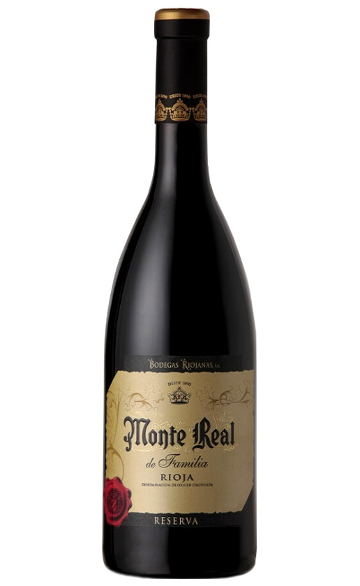 Wine Monte Real De Familia Reserva Rioja 2017