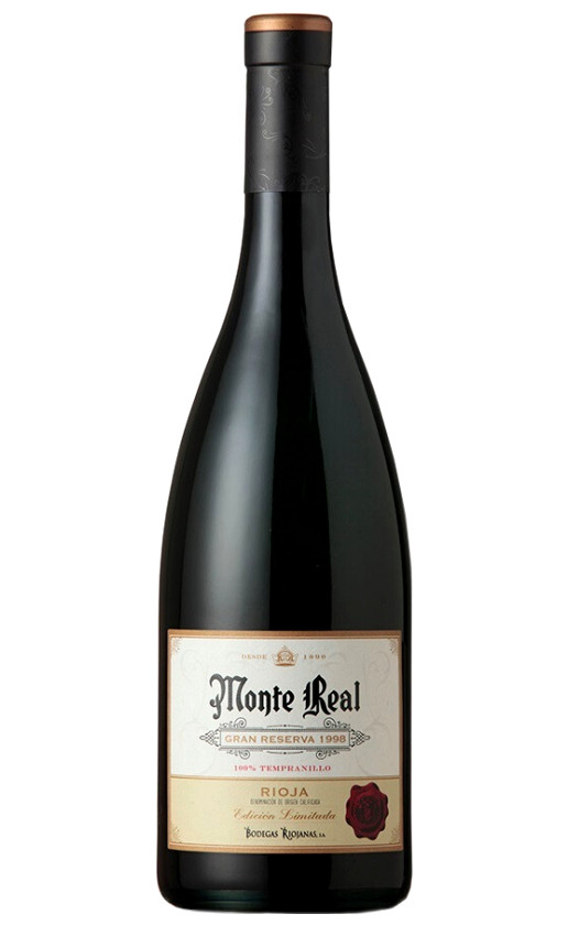 Wine Monte Real Gran Reserva Edicion Limitada Rioja 1998