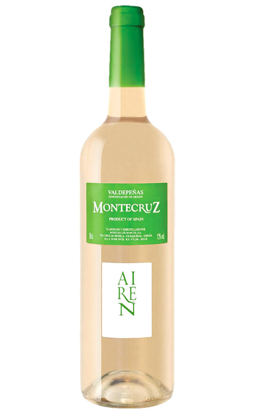 Wine Montecruz Airen Valdepenas