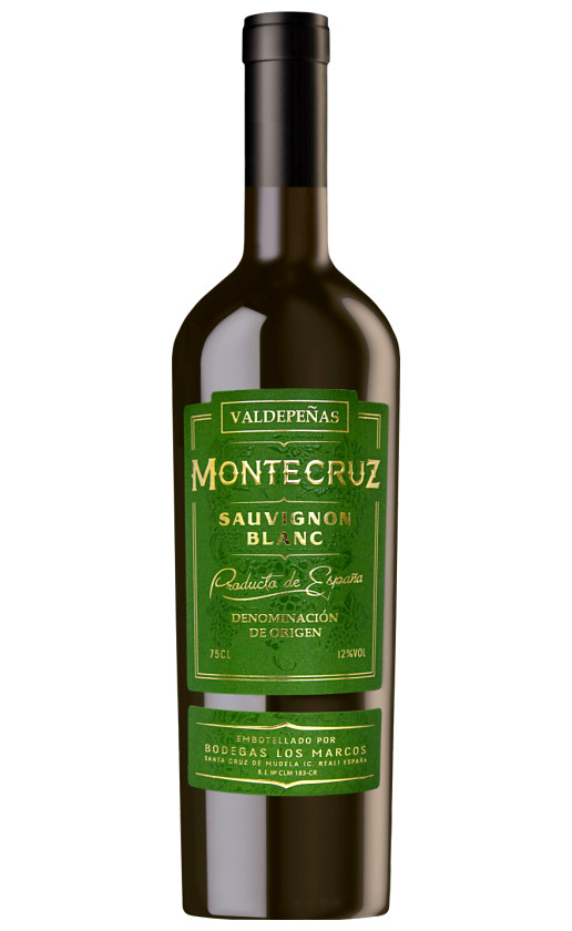 Wine Montecruz Sauvignon Blanc Valdepenas
