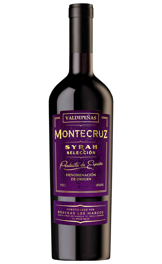 Wine Montecruz Syrah Seleccion Valdepenas