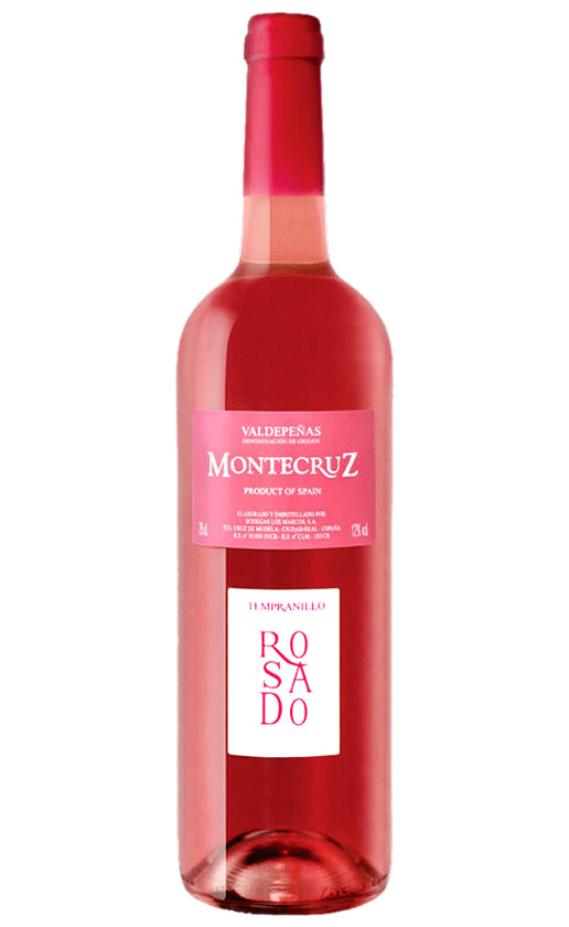 Wine Montecruz Tempranillo Rosado Valdepenas