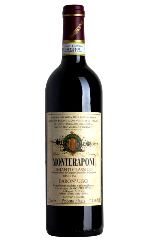 Wine Monteraponi Baron Ugo Riserva Chianti Classico 2010