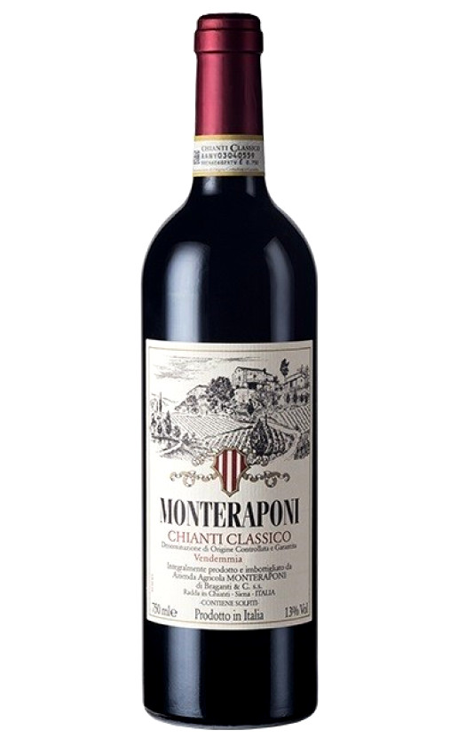 Вино Monteraponi Chianti Classico 2014 gift box