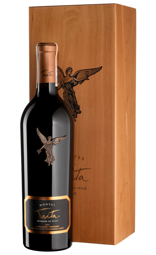 Wine Montes Taita Colchagua Valley Wooden Box 2015