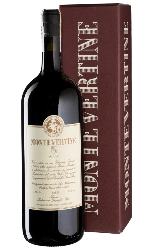 Wine Montevertine Toscana 2018 Gift Box