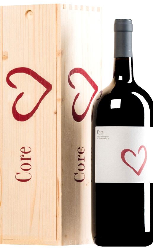 Вино Montevetrano Core Campania 2018 wooden box