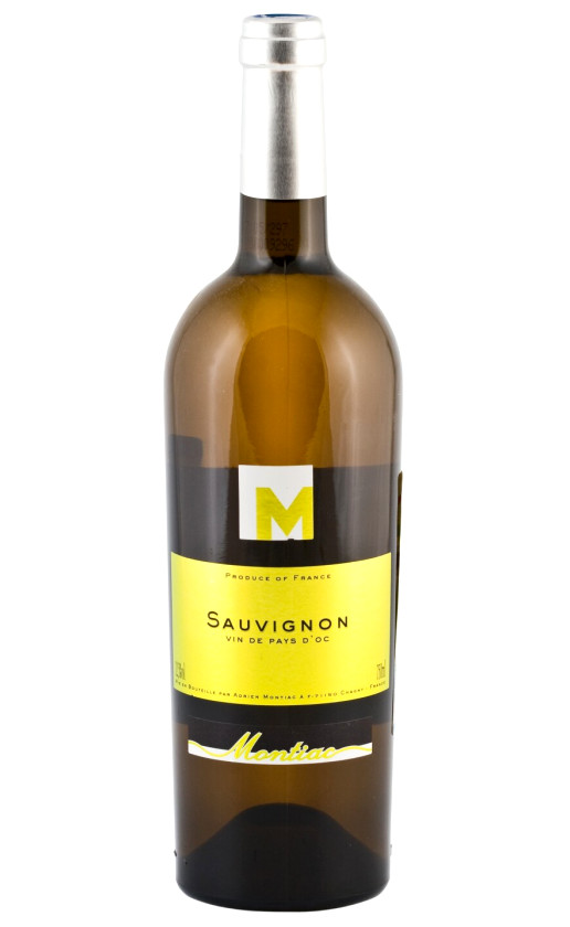 Вино Montiac Sauvignon Vin de Pays d'Oc 2012