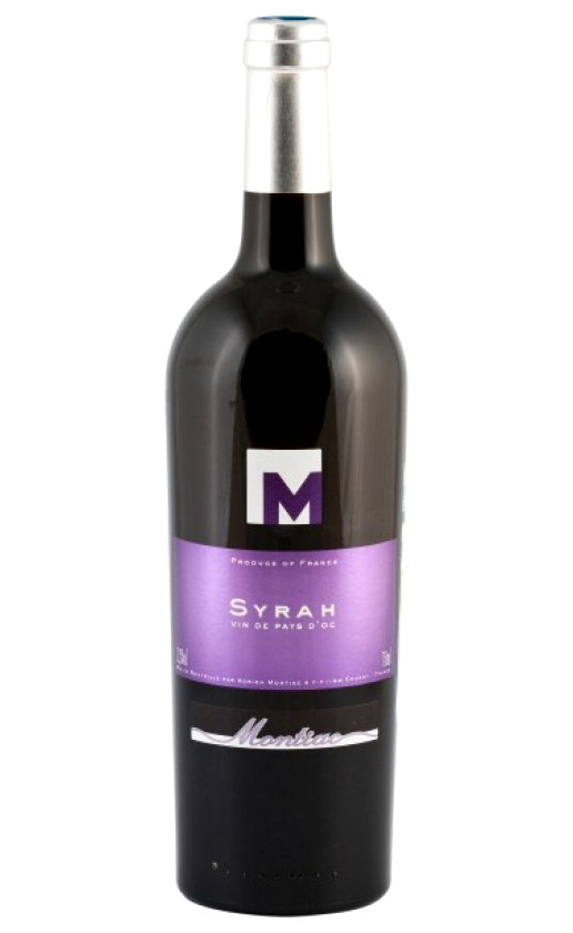 Вино Montiac Syrah Vin de Pays d'Oc 2009
