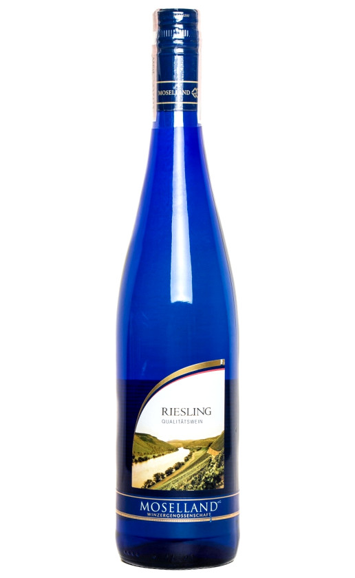 Вино Moselland Riesling QbA blue bottle