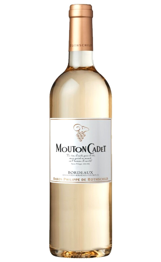 Wine Mouton Cadet Bordeaux Blanc 2015