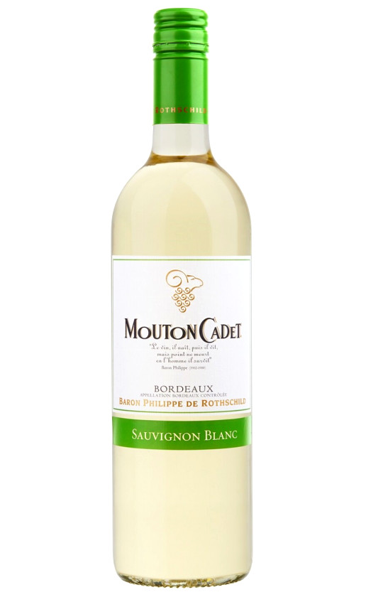 Вино Mouton Cadet Sauvignon Blanc Bordeaux 2014