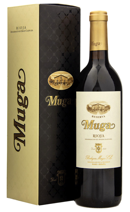 Вино Muga Reserva Rioja 2017 gift box