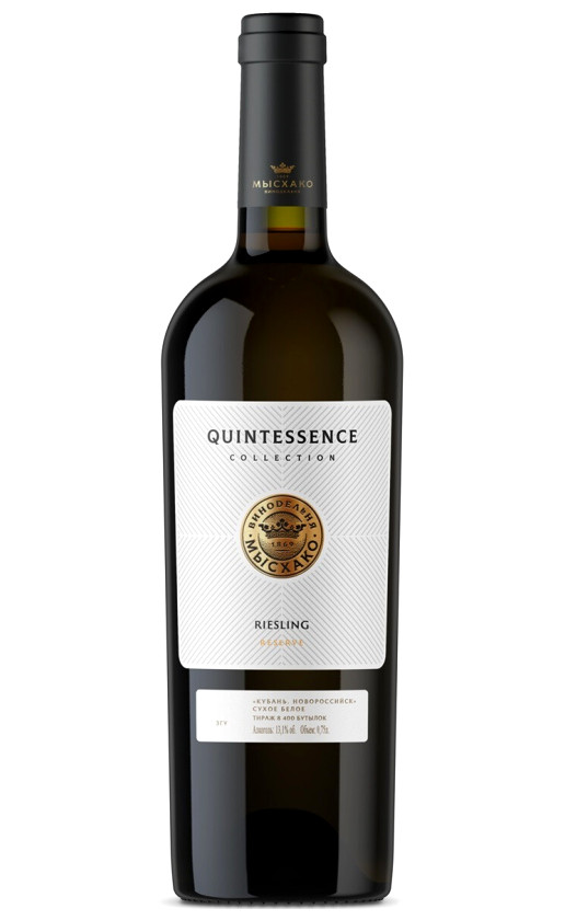 Wine Myskhako Quintessence Riesling Reserve