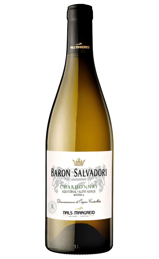 Wine Nals Margreid Baron Salvadory Chardonnay Riserva Sudtirol Alto Adige 2016