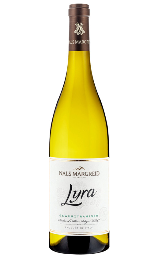 Wine Nals Margreid Lyra Gewurztraminer Sudtirol Alto Adige 2018