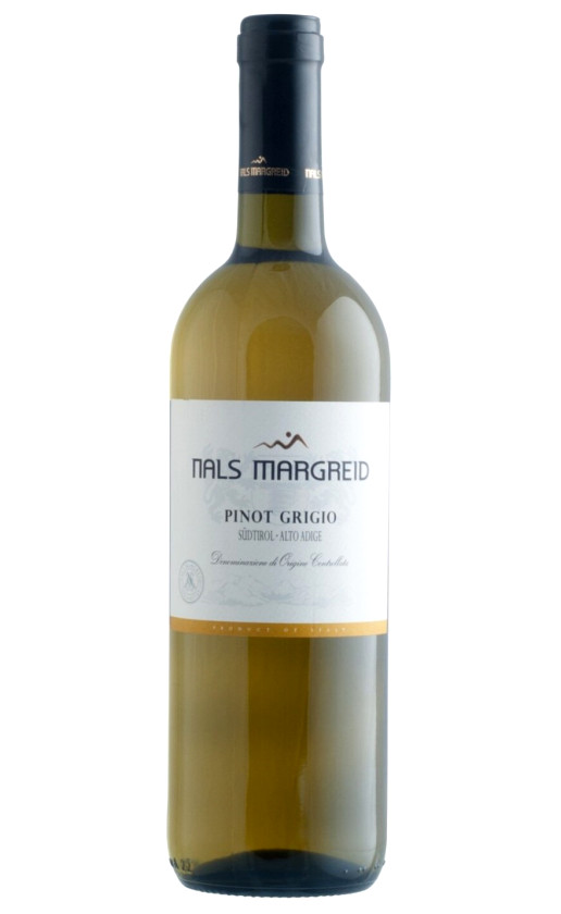 Wine Nals Margreid Pinot Grigio Sudtirol Alto Adige 2013