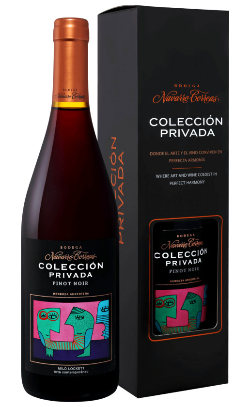 Wine Navarro Correas Coleccion Privada Pinot Noir 2018 Gift Box