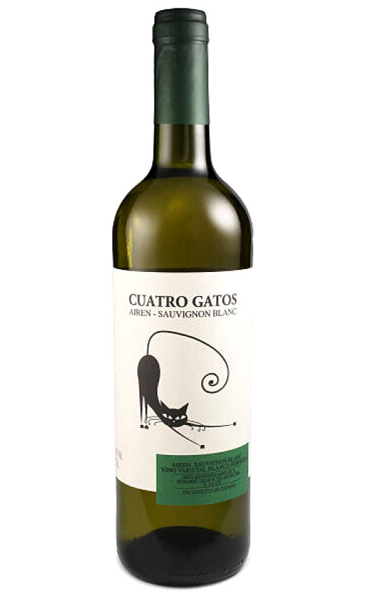 Wine Navarro Lopez Cuatro Gatos Airen Sauvignon Blanc