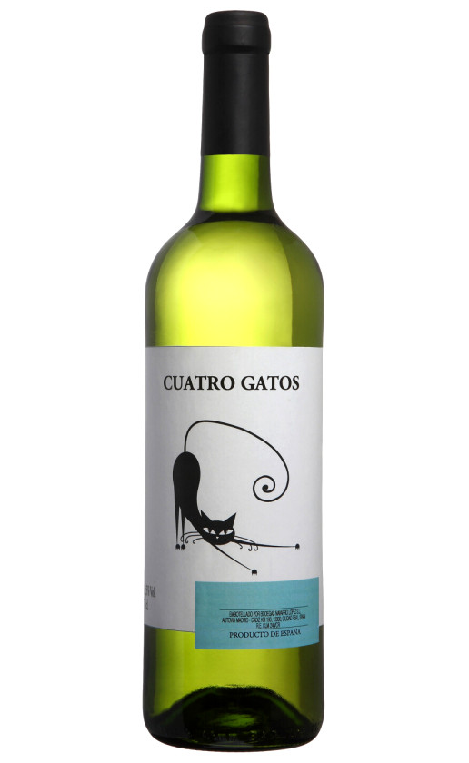 Wine Navarro Lopez Cuatro Gatos Blanco Seco