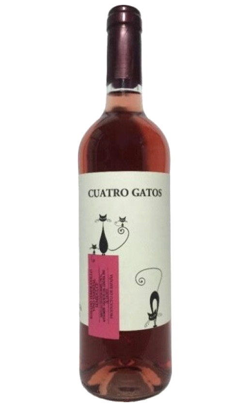 Wine Navarro Lopez Cuatro Gatos Tempranillo Rosado